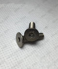 Badass Grade 2 Titanium Hex Socket Countersunk Flat Head Screws, M8 Metric Fine Thread Allen Bolts 55mm Length, heavy-duty fasteners.