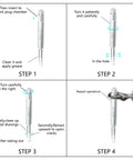 Instruction steps for using Must Have 14mm Back Tap Spark Plug Thread Repair Tool M14x1.25 Thread Chase Tap Kit 2 Pack.