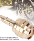 Copper olive connector from 10 Piece Copper Alloy CNC Machined Bike Hydraulic Brake Hose Kit With Olive Connectors For Magura Barb