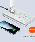 Dope All In One LED Desk Lamp With 15W Fast Wireless Charging And USB Port base with charging phone