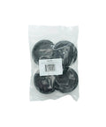 1-3/4 Inch Round Slide Glide Furniture Cups Reusable Black 4 Pack For Sofas Tables Beds And Dressers, Easy To Slide, Floor Safe, Protect Floors While You Move Furniture Effortlessly packaged in clear bag