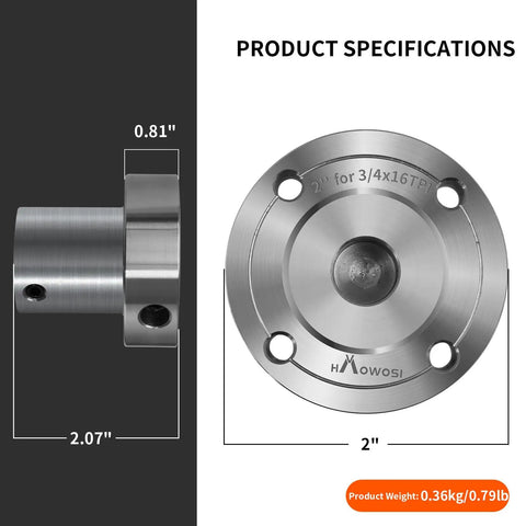 Top Shelf Steel Faceplate For Wood Lathes With Rock Solid Grip 2 Inch Diameter And 3/4 X 16 Tpi Threading Built Like An American Workhorse Rig For Serious Turners Who Want Knockout Performance Daily