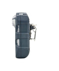 ALTAIR 2X single-gas detector side view in charcoal with a metal belt clip