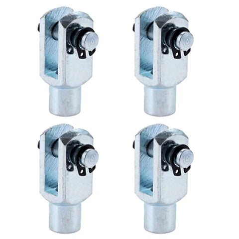 Beefy 4 Pack Y16 Pneumatic Cylinder Rod Piston Clevis Y Joint M6x1 Thread for 16mm Bore Air Cylinder Heavy Duty Metal Mechanical Hardware Durable Replacement Parts for Industrials, 4 metal joints