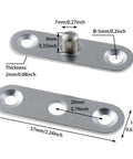 4 Piece Set 360 Degree Invisible Door Hinge Made From Stainless Steel 304 Concealed Pivot Hinge dimensions and features.