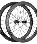 50mm Carbon Fiber Road Bike Wheelset Disc Brakes 700c Tubeless Ready 25mm Wide For Shimano 8-12 Speed UCI Approved Black