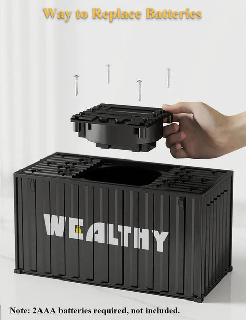 Smart Container Coin Bank Piggy Bank With LCD Display, Automatic Coin Counter And Manual Counting, battery replacement