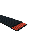 Beefy Poly V Belt 86.75 Inch Long 0.86 Inch Wide 6 Rib High Speed Drive Belt For Industrial Equipment, black 6-rib belt