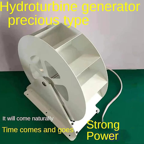 Compact Micro Hydroelectric Power Generator For Outdoor Lighting And Off Grid Power Low Speed Disc Type Water Turbine System