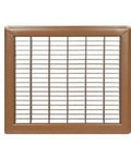 12x14 Inch Heavy Gauge Steel Floor Return Air Grille In Brown, Powder Coated Finish, Built Rugged With Individually Assembled Strong Steel Bars