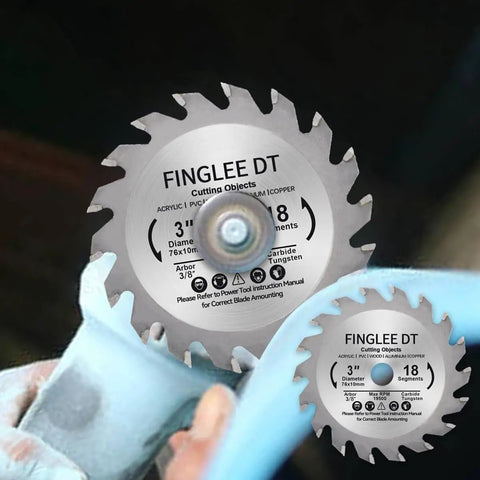 3 Inch Wood Saw Blade Set TCT Circular Blades For Woodworking Sharp Cuts Smooth Surface No Burrs Safe And Durable For Solid Wood Plywood And Wood Panels 5 Pack