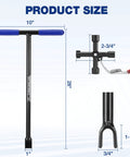 Heavy Duty 28 Inch Water Meter Key With 4 Way Utility Key And Non Slip T Handle For Extended Reach Shut Off Curb Valves Ideal For Outdoor Underground Water Valves And Rural Municipal Use size chart