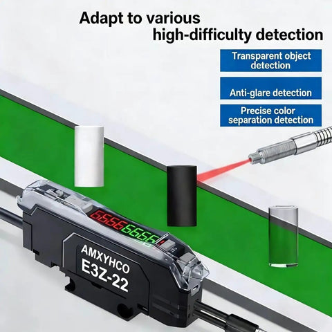 E3Z-22N NPN Output Optical Sensor with Dual LED Display and Diffuse Reflection