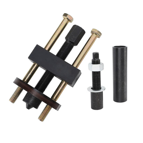 Tough 10pc Mainshaft Bearing Installer Puller Tool Kit Fits Big Twins 5 6 Speed Transmissions Since 1984 Heavy Steel Build Strong Grip Handles Makes Wrenching A Breeze For Crews Working Bikes Quickly No Damage So Your Ride Is Good Now.