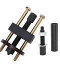 Heavy Duty 10PC Mainshaft Bearing Inner Installer Puller Tool Kit For Big Twin 5 And 6 Speed Transmissions 1984 Onwards Fixes Bearings Fast Without Removing Case Saves Time Money With Strong Metal Build And Easy Grip Handles To Prevent Cheap Tools, 10pc metal kit shown