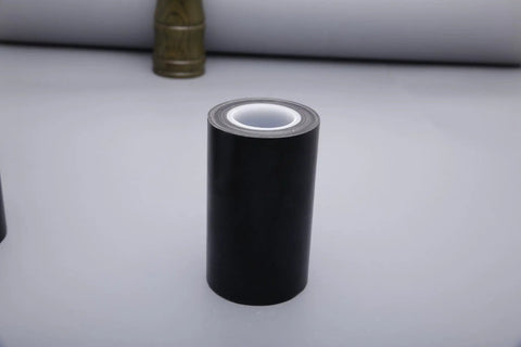 Pro Grade Heavy Duty Black PTFE Teflon Tape Nonstick Adhesive Tape For High Temp Sealing, 4 Inch By 10 Meter roll