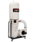 Vortex Cone Dust Collector With 30-Micron Bag Filter, 1.5 HP, 115/230V 1Ph, Single-Stage, on casters for mobility