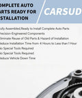 Complete auto parts ready for installation, showing precision-engineered components, fully assembled for quick setup.
