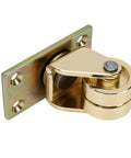 Jiawu Double Wheel Piano Caster, Metal Wheel for Furniture, gold metal caster with double wheel design, durable construction.