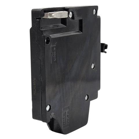 20 Amp One Pole Left Clip Type A Circuit Breaker Replacement For Home Panels Plug In Design Safe Overload And Short Circuit Protection UBITBA120L Style Reliable Breaker For Quick Fixes, black plastic