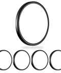 4 Pack Ultra Thin 9 Inch LED Ceiling Light Flush Mount 2800 Lumens 5000K Daylight Undimmable Black Finish For Bedroom Living Room Dining Room