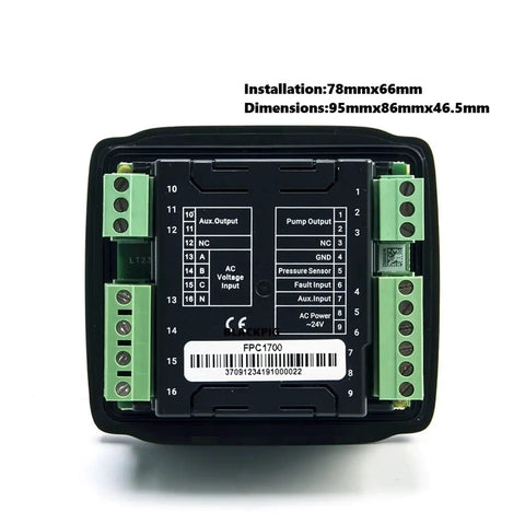 Industrial Controller Panel And Control Module Spare Part For FPC1700 System One Piece Replacement For Process Automation Pro Grade Module With Easy Install And Durable Design, 95x86x46.5mm