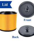 Two Pack Standard Cartridge Filter And Retainer Kit For 5 To 20 Gallon Wet Dry Vacuums Compatible With Vacmaster VCFS And Hart Shop Vacs