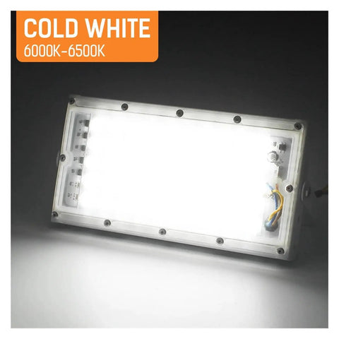 JUDYSSY Dc 12V Led Flood Light 100W Outdoor Floodlight Spotlight, cold white 6000K-6500K illumination