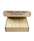 Open box showing 8 Inch Wood Shims For Leveling Pro Pack 120 Count Wedges For Toilets Tables Doors And Furniture Levelers For Uneven Floors