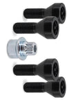 Premium Lug Wheel Studs Kit For Your BMW Z4 Z3 M6 M5 M3 135is 135i 128i Heavy Duty Car Wheel Bolts Bolt Set Replacement OEM 36136786419 Reliable And Tough, black steel wheel studs and silver locking bolt set