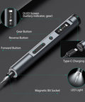 Mini Electric Screwdriver Kit With 62 In 1 Precision Bits Tiny But Mighty Portable Type C Charging Repair Tool Set with OLED screen
