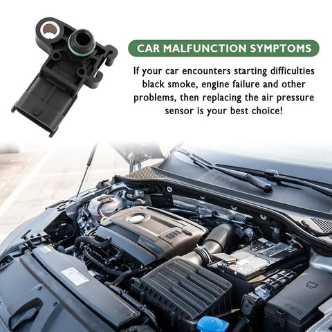 Map Sensor Replacement That Fits OEM 55573248 12591290 12644228 SU9491 2133842 Bolt On For Chevy Impala Silverado GMC Canyon Sierra Buick Lacrosse And Keeps Your Ride Running Right Car Accessories, black plastic