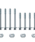 12 Piece M10-1.5 Engine Stand Bolt Kit For Gm Ls Motors Garage Tough Flange Mounting Hardware including bolts and washers.