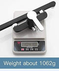 MXJCKSOQ Kitchen taps 1 Set 340mm Outlet Pipe Bath Shower Faucet on a scale showing weight 1062g, black spray painting.