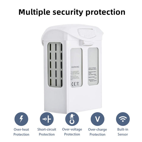 High Capacity 5870mAh Intelligent Flight Battery For DJI Phantom 4 Pro Advanced And RTK Up To 30 Minutes With Security Features
