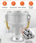Premium Da Camlock Fittings 3 Inch Female To 2 Inch Male Cam And Groove Coupling Hose Adapter showing aluminum alloy material and design.