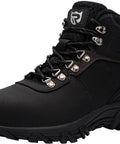 Steel Toe Boots For Men Work Shoes With Puncture Resistant Plate And ASTM F2413 18 Safety Standard, black, Size 8 UK
