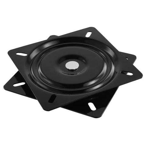 8 Inch Boat Seat Swivel Replacement for Square Bar Stools and Recliners, 360 Degree Lazy Susan Bearing With Solid Ball Bearing Ring