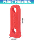 Heavy Duty Car Door Damper Buffer Sound Deadener Seal, red rubber pad, 4.2x1.5cm size, for noise reduction in car doors.