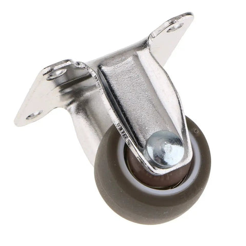 Heavy Duty Rubber Castor Wheel With Fixed Plate For Trolleys And Industrial Caster Tough As Nails Ideal For Cases Dollies Tool Boxes