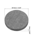 Round Graphite Block Disk Ingot High Purity Graphite Plate Sheet 14x2mm For Melting Casting Electrolysis And Graphite Electrodes Pack Of 20