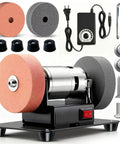 Heavy Duty Benchtop Grinder And Mini Belt Sander Delivering Wicked Fine Sanding Results With Dual Wheels And Adjustable Speed for woodworking