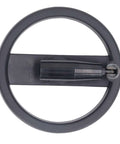 16mm Center Hole Hand Wheel With Revolving Handle For Lathe Milling Machine And Grinder 160mm Outer Diameter Two Spoke Plastic Wheel