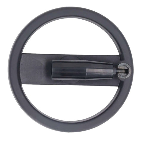 16mm Center Hole Hand Wheel With Revolving Handle For Lathe Milling Machine And Grinder 160mm Outer Diameter Two Spoke Plastic Wheel