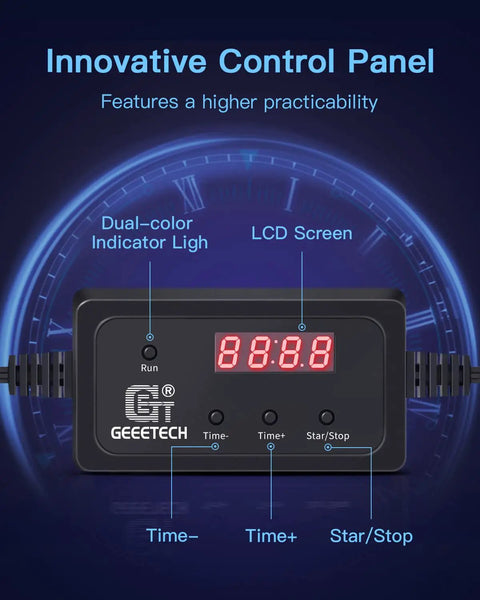 Top Shelf 405nm UV Curing Box For Large 3D Resin Prints With 360 Rotating Turntable And Digital Timer Making Your SLA DLP LCD Post Cure Workflow A Smooth Deal No Sweat Ever
