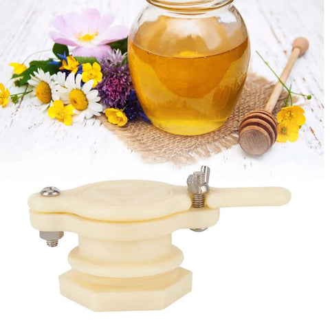 Leak Proof 1.5 Inch Honey Gate Valve For Buckets And Extractors, Easy Draining Beekeeping Bottling Tool With Stainless Steel Screws