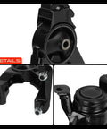 Premium Heavy Duty Engine Motor Mount Kit For Scion Tc 2005 2010 2.4L Automatic, close-up detail of robust black rubber mount.