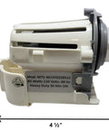 Washer Water Drain Pump Motor Replacement 4.5 Inch Impeller Compatible With Maytag Whirlpool KitchenAid W10321032 1876931