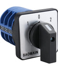 Front view of 40A Beefy Rotary Cam Changeover Switch For 660V AC Three-Phase Power, 12-Terminal SZW26-40/D303.3, 1-Pack