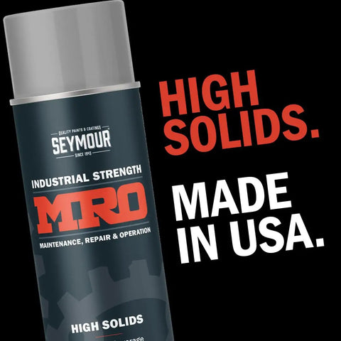 High Solids Gray Spray Paint For MRO Projects Industrial Grade Protective Coating That Is Built To Last shown with USA origin